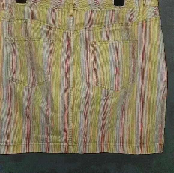 Maeve Anthropologie Womans Striped Skirt Size 16. - Picture 9 of 12